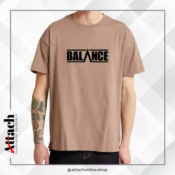 Balance Over-Sized Drop Shoulder T-shirt - Image 2