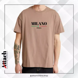 Milano Italia Over-Sized Drop Shoulder T-shirt