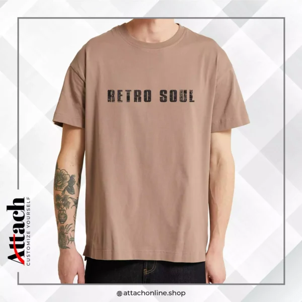 Retro Soul Over-Sized Drop Shoulder T-shirt - Image 6