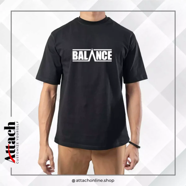 Balance Over-Sized Drop Shoulder T-shirt - Image 3