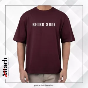 Retro Soul Over-Sized Drop Shoulder T-shirt