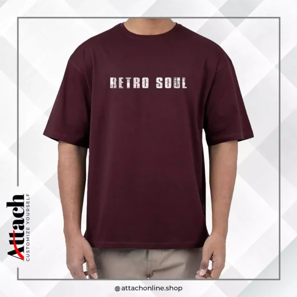 Retro Soul Over-Sized Drop Shoulder T-shirt