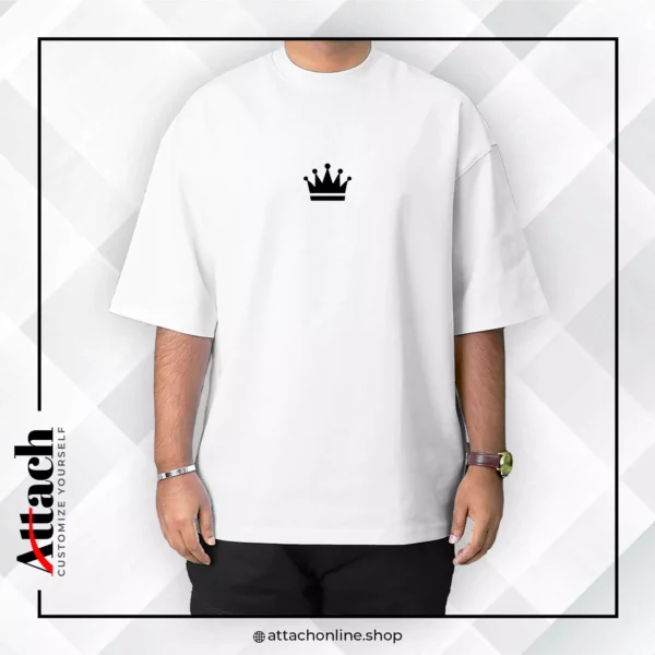 King Crown Over-Sized Drop Shoulder T-shirt - Image 2