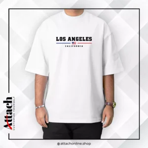 Los Angeles Over-Sized Drop Shoulder T-shirt