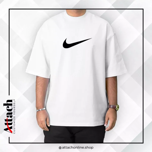 Nike Logo Over-Sized Drop Shoulder T-shirt - Image 2